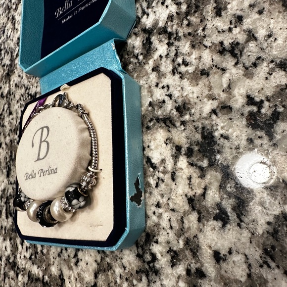 Bella perlina bracelet one size black/ sliver beads - Picture 4 of 5